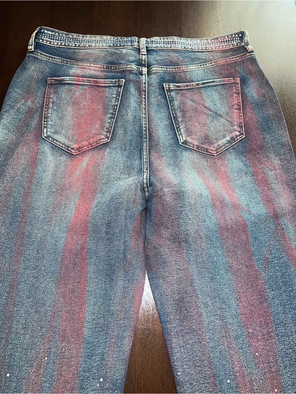 Fashion Nova Daydreaming Embellished Jeans NWT Plus 16 ๐ฅ๐ฅ๐ฅ - Picture 5 of 7